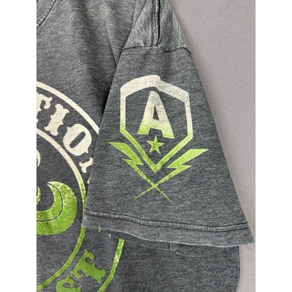 Affliction Y2K Live Fast MMA UFC Sport Grey Fade Shirt Wrestling Hype Streetwear - Picture 13 of 16